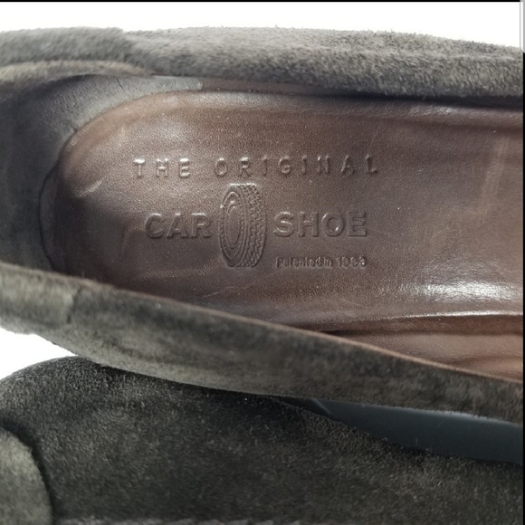 The Original Car Shoe Tassled Suede Wedge By Prada - Picture 6 of 7